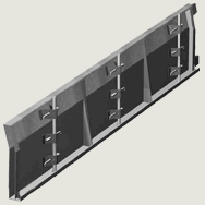 dee Concrete  Straight High Curb Forms Specs & Sizes