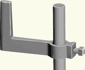 Screed bar holder for wood forming