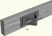 Stake pockets for wood forming