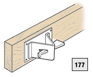 Stake pockets for wood forming applications - illustration