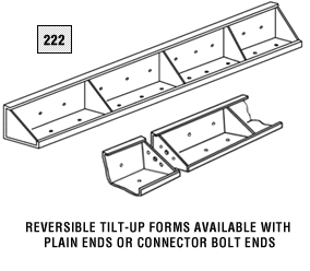 Reversible tilt-up form - illustration