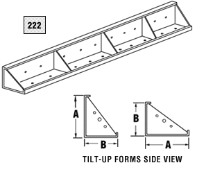 Tilt-up form - illustration