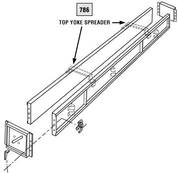 Top yoke spreader - illustration