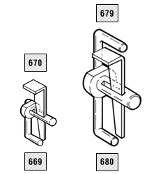 Standard connector bolt  and heavy duty connector bolt - illustration
