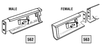 Curb face transition forms - illustration