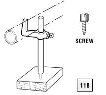 Screed posts with screw type points - illustration