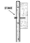 Stake - illustration